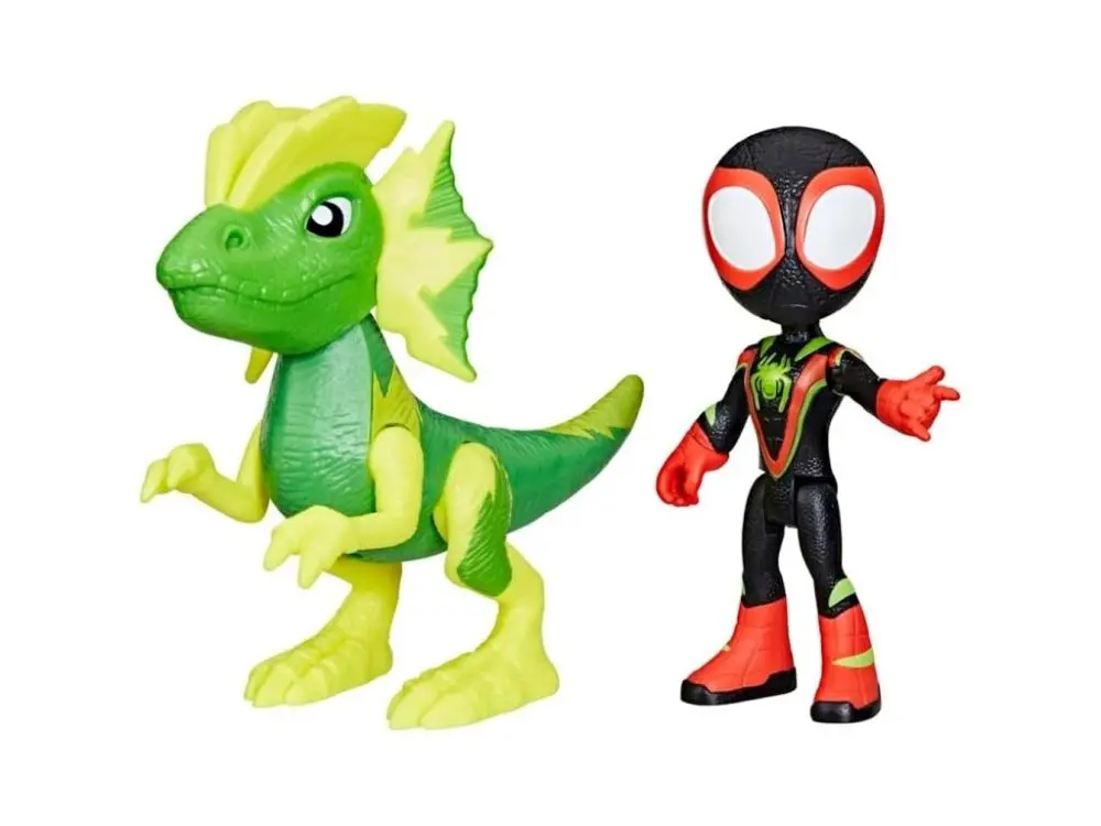 Hasbro Spidey a jeho úžasní kamarádi Sada figurek Miles Morales a Marvelův Elektrosaurus