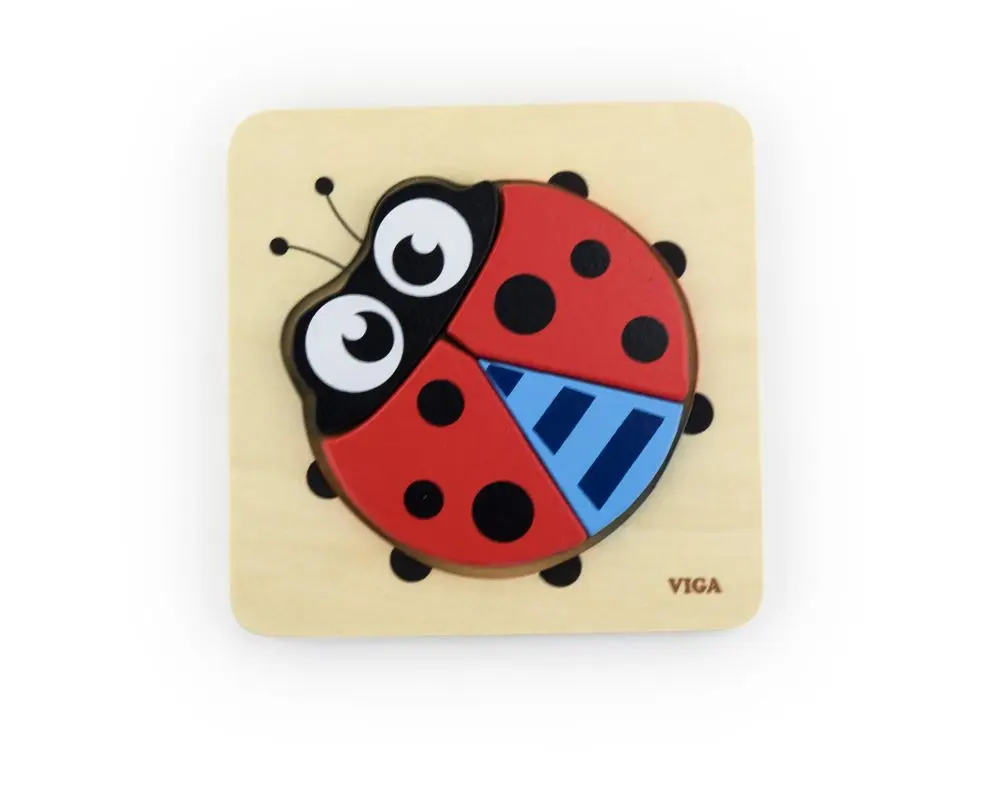 První dětské puzzle Viga 50168 beruška
