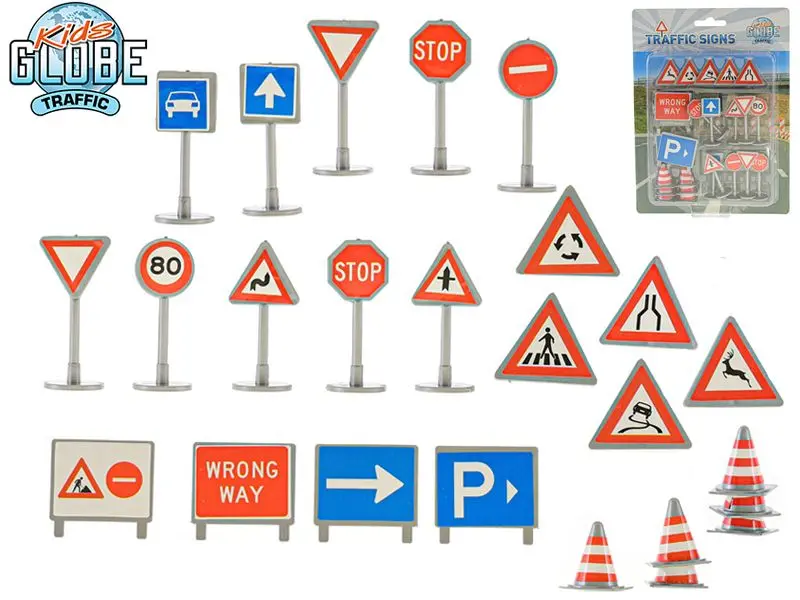 Kids Globe Traffic dopravní značení 25ks
