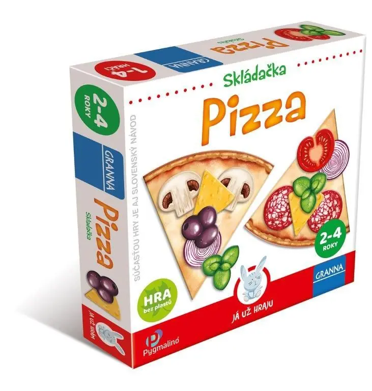 Skládačka Pizza - Hra bez plastů