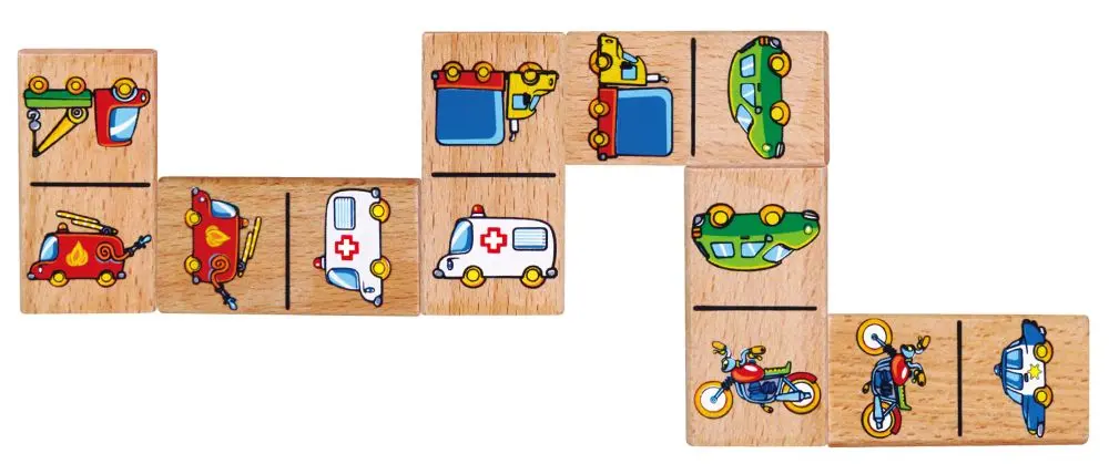 Viga Dřevěné domino auta