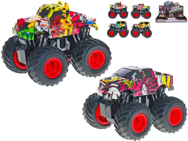 Mikro trading Monster truck - 12 cm - na setrvačník