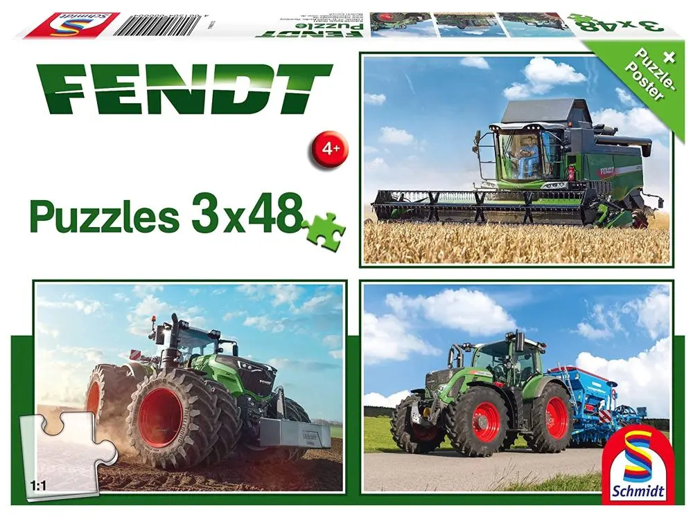 Schmidt puzzle Fendt 3x48 dílků