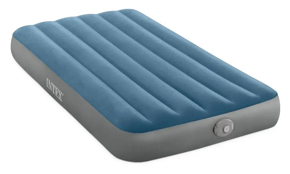 Intex 64187 Nafukovací postel Twin Prestige Downy s dobíjecí pumpou 99 x 191 x 25 cm