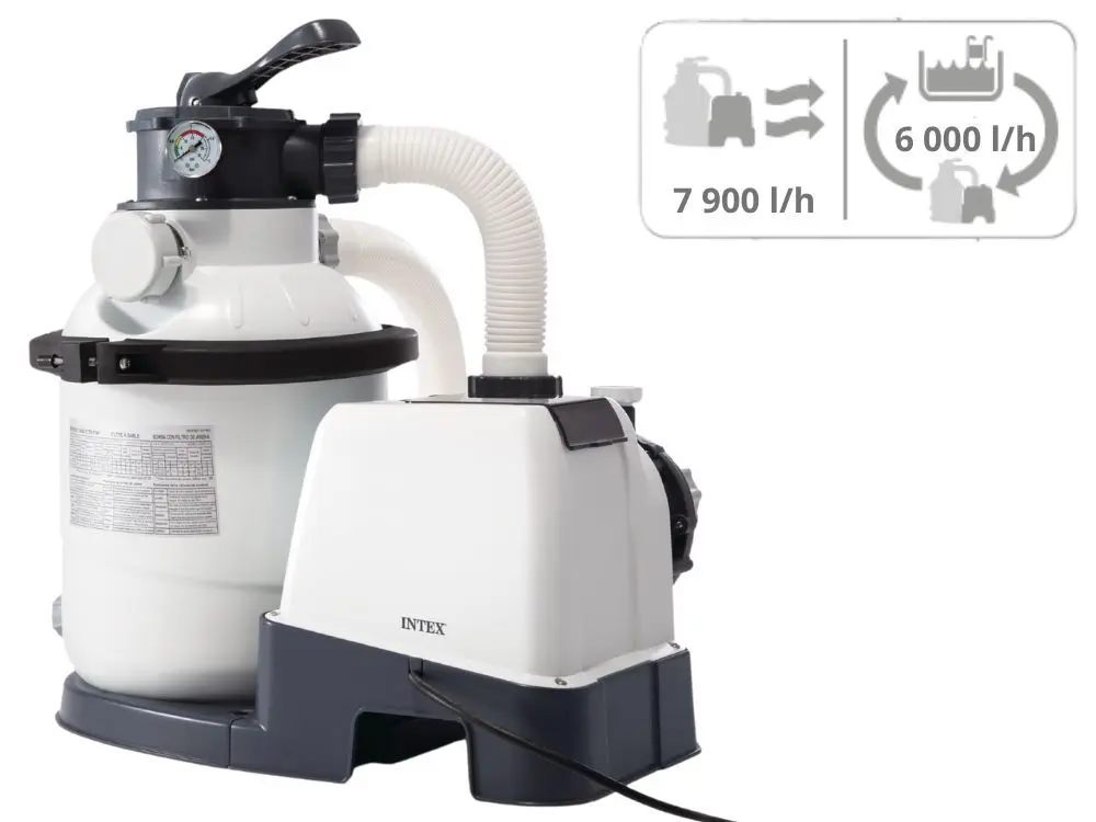 Intex 26656 Písková filtrace Krystal Clear 7,9 m³/h SX2100 PLUS