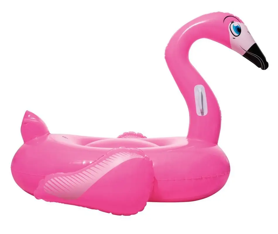Bestway Nafukovací plameňák s držadly, 135cm x 119cm