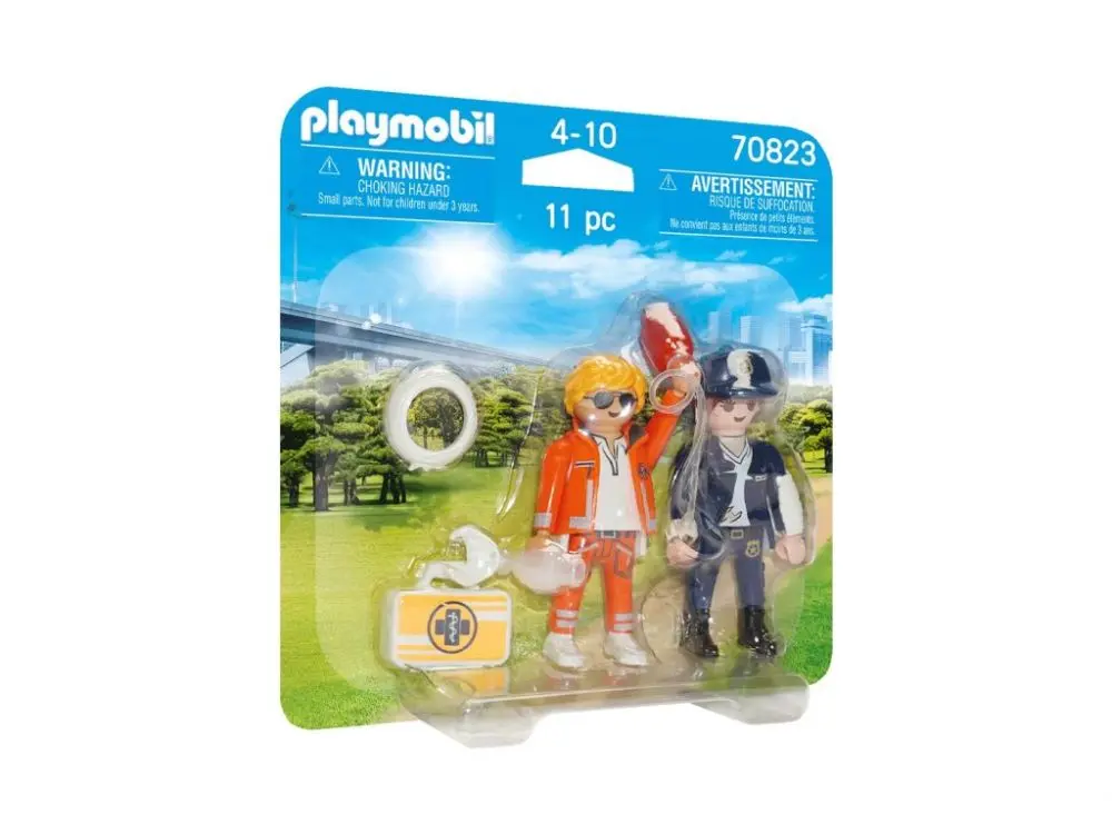 Playmobil 70823 duopack pohotovostní lékař a policistka