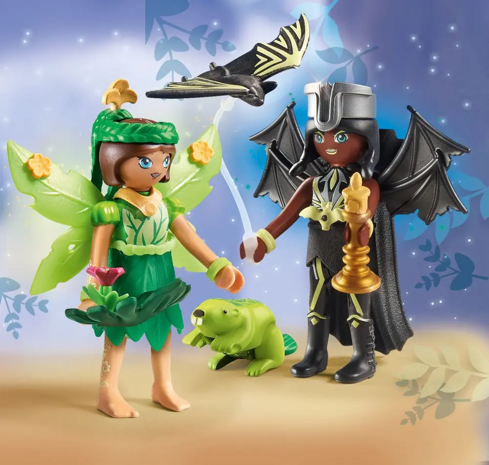 Playmobil ayuma 71350 forest fairy & bat fairy s tajemnými zvířaty