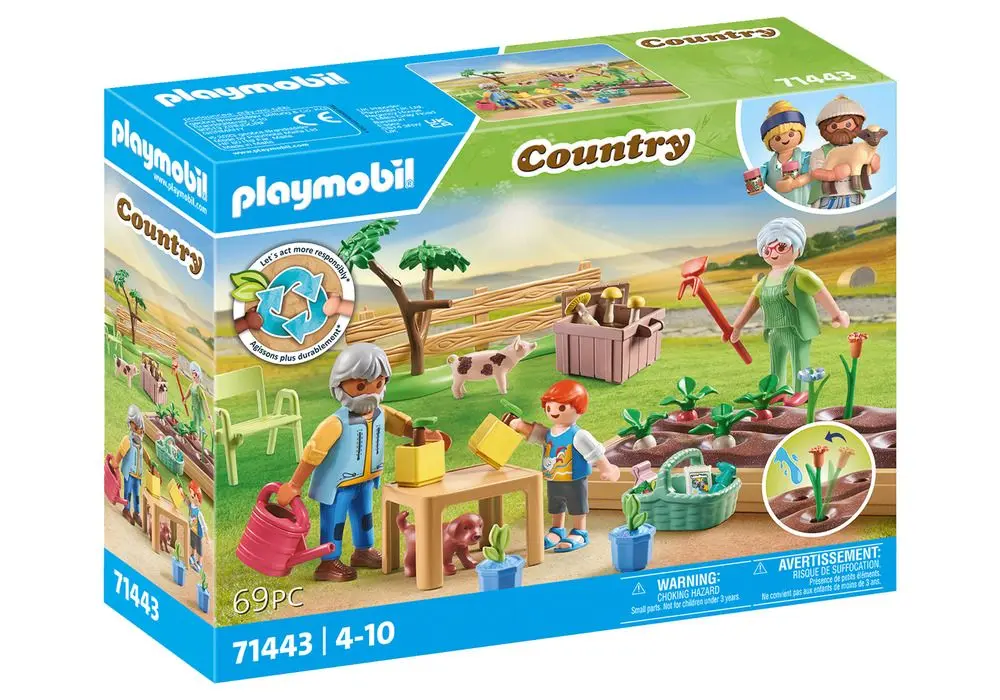 Playmobil 71443 malebná zeleninová zahrádka u prarodičů