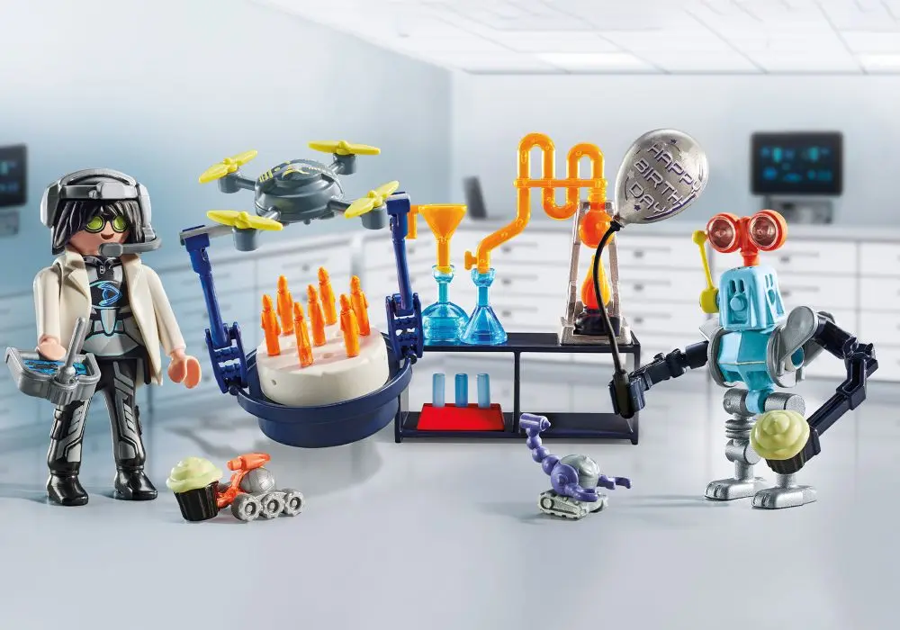 Playmobil 71450 výzkumník s roboty