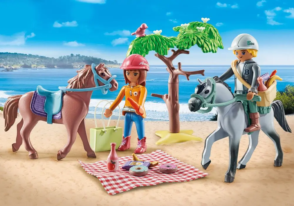 Playmobil 71470 jízda na koni s amelií a benem na pláži