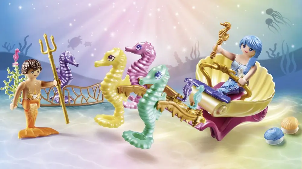 Playmobil 71500 Mořská panna s kočárem s mořskými koníky