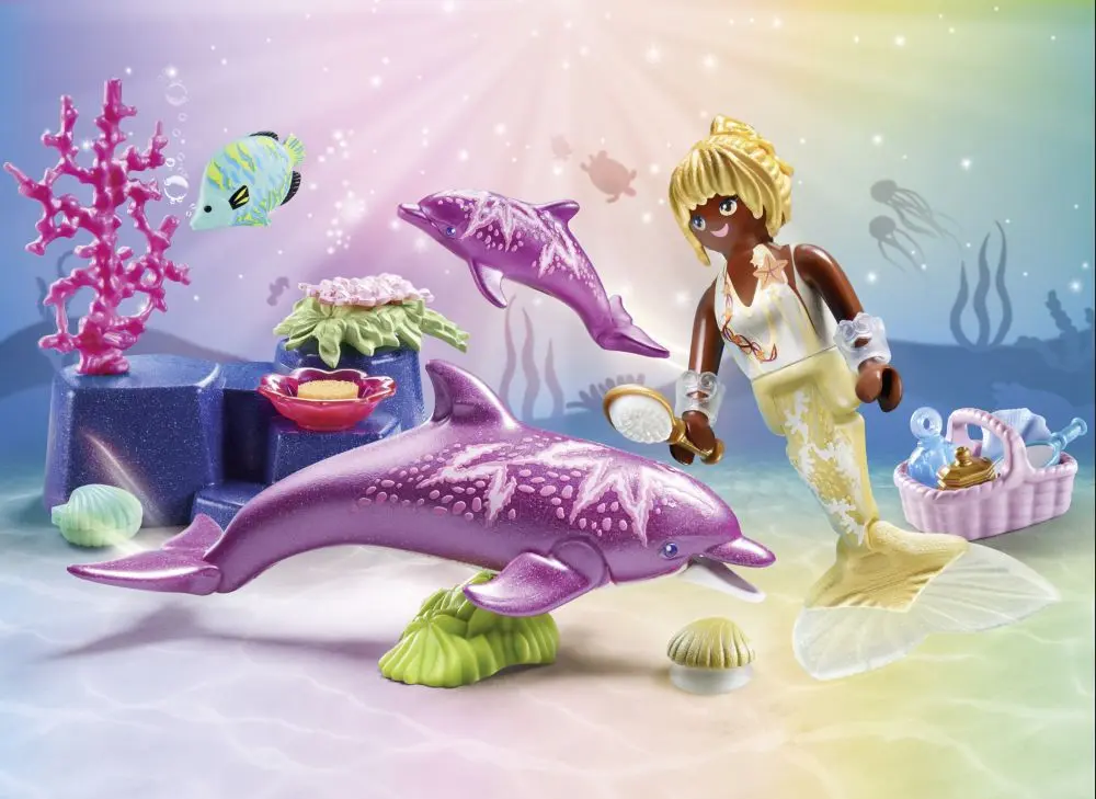 Playmobil 71501 mořská panna s delfíny