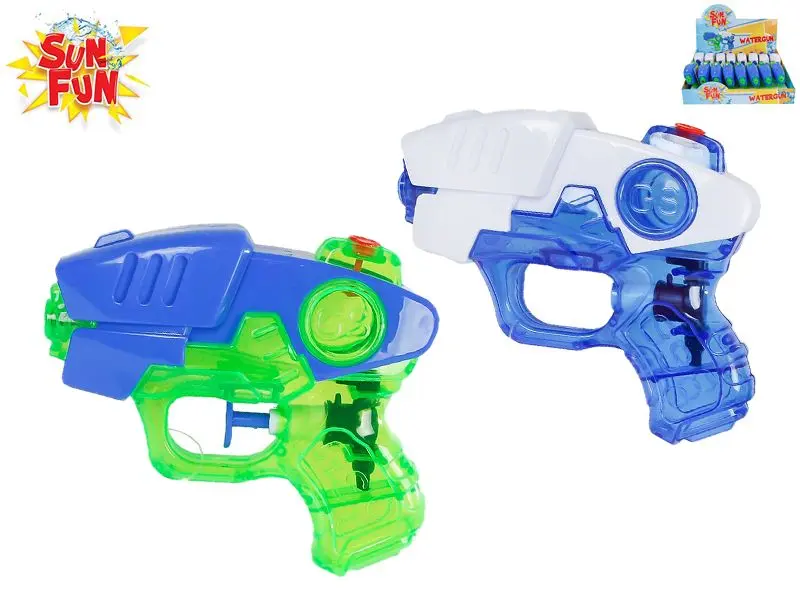 Mikro Sun Fun vodní pistole 12cm 2barvy