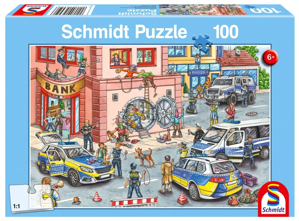 Schmidt puzzle Policejní akce 100 dílků