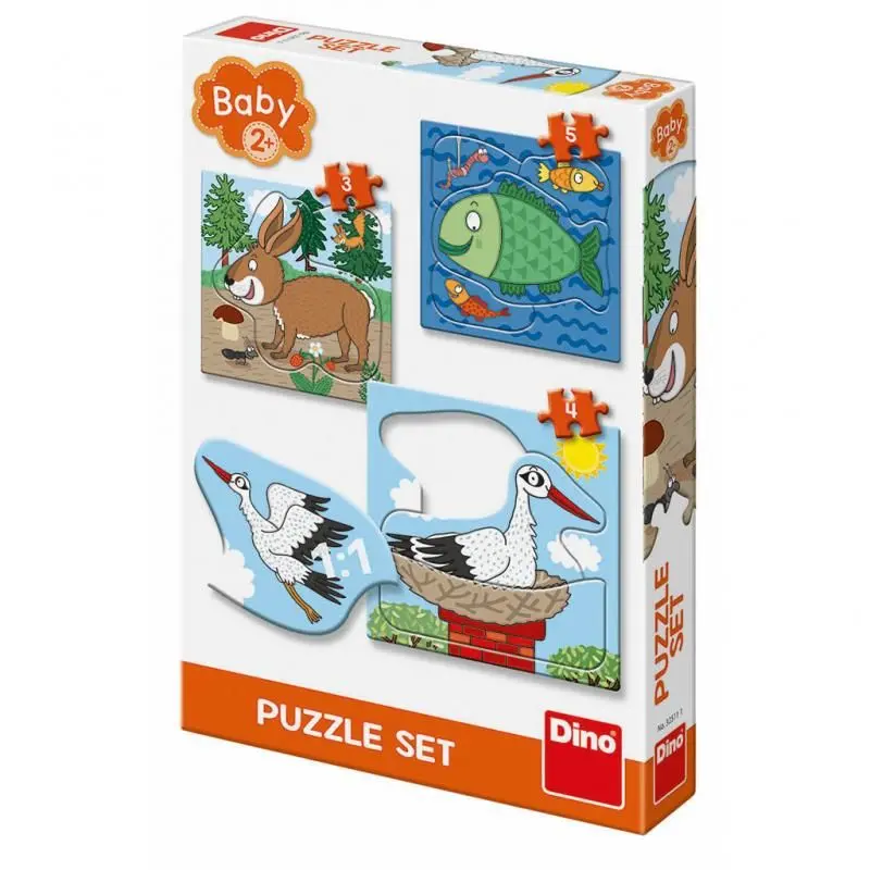 Kde žijú Zvieratká - puzzle z kategorie Maxi dieliky