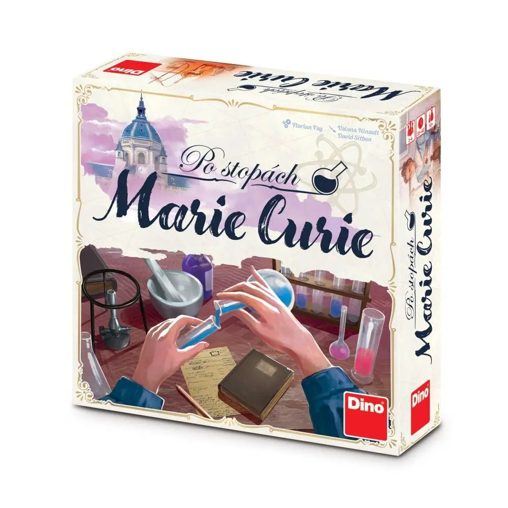 Dino PO STOPÁCH MARIE CURIE - rodinná hra
