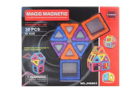Lamps Magnetická stavebnice 30 ks