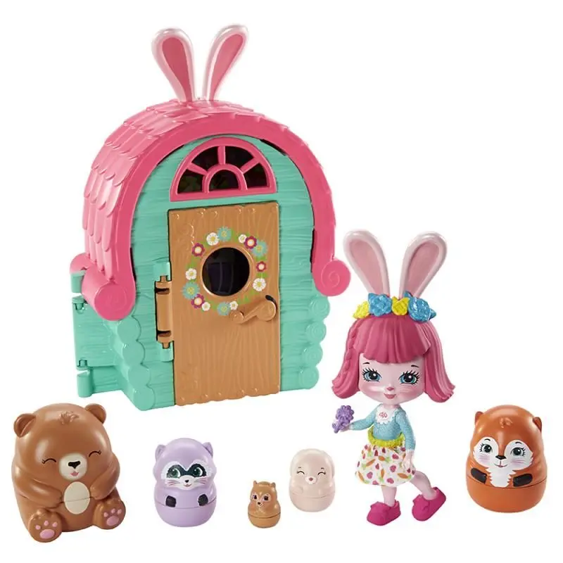 Mattel Enchantimals tajné útočiště nejlepších přátel Bree Bunny Cabin