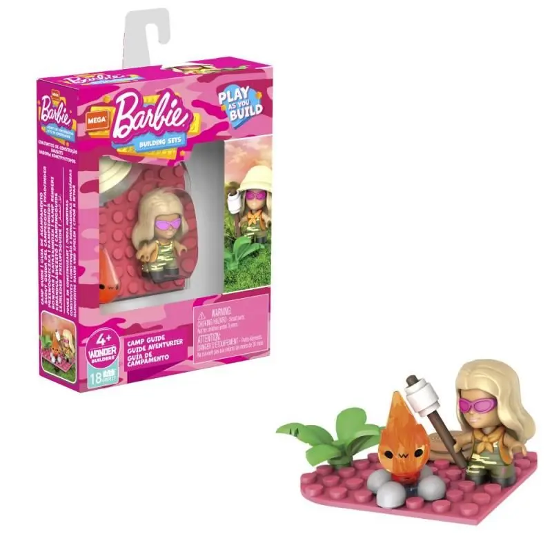Mattel Mega Construx 25GWR21 Barbie Můžeš být kým chceš - Vedoucí tábora