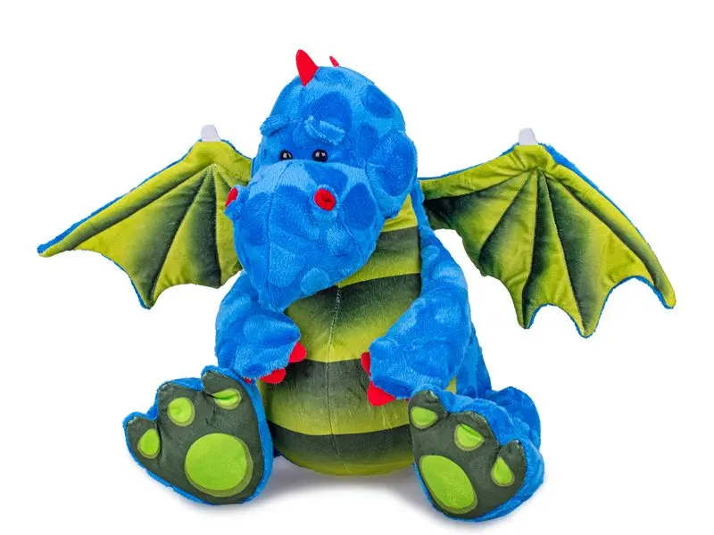 Mikro trading Drak plyšový - 23 cm - modrá
