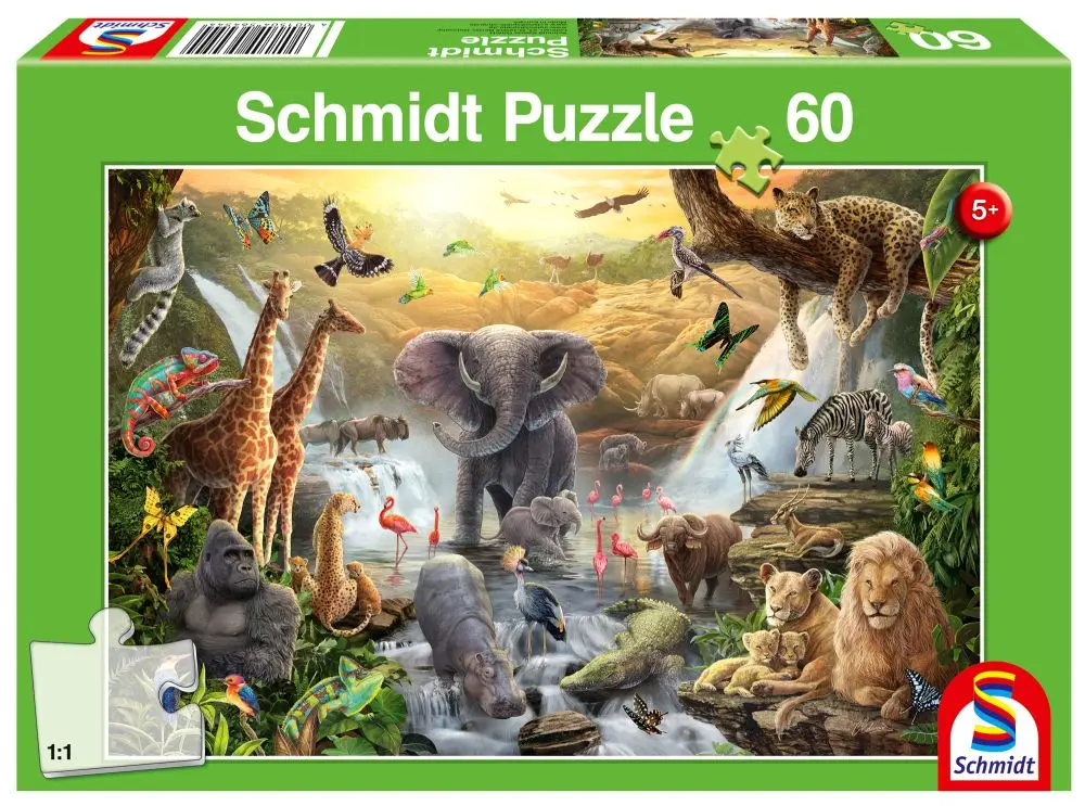 Schmidt puzzle Zvířata Afriky 60 dílků