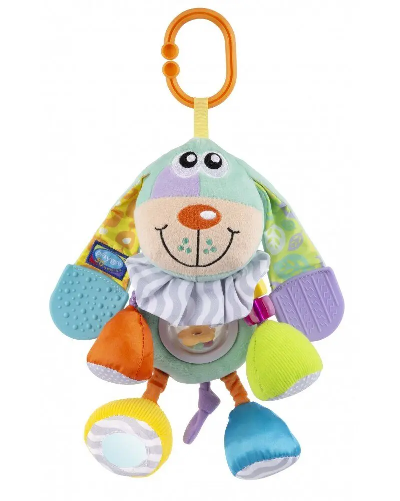 Playgro Závěsný pejsek s kousátky pastelový