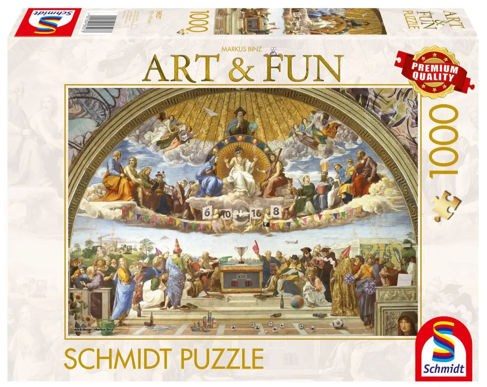 Schmidt puzzle MARKUS BINZ Disputace o Nejsvětější svátosti 2024 1000 dílků