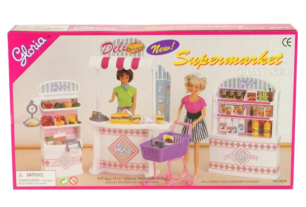 Barbie Glorie supermarket pro panenky typu