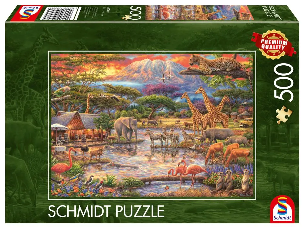 SCHMIDT Puzzle Ráj pod Kilimandžárem 500 dílků 159557