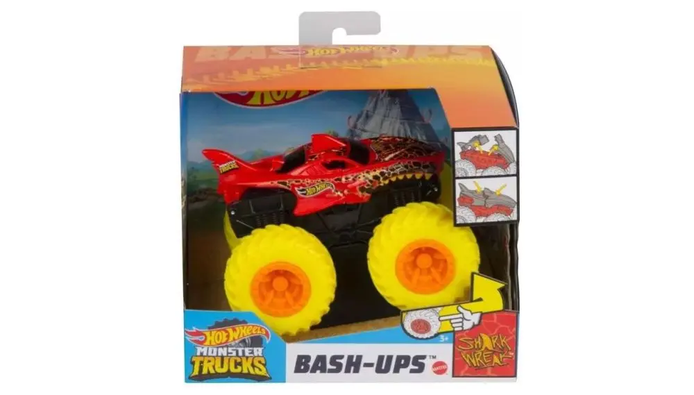 Hot wheels® monster trucks velká srážka bone shaker, mattel gdr83