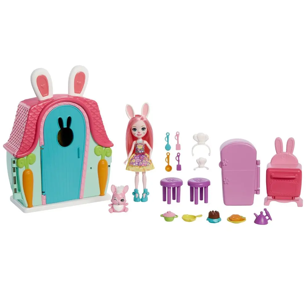 Mattel Enchantimals Domácí mazlíčci Bree Bunny a Twist