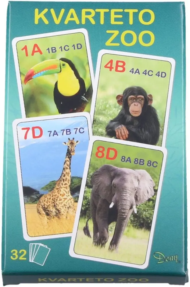Mikro trading Kvarteto ZOO - 32 karet