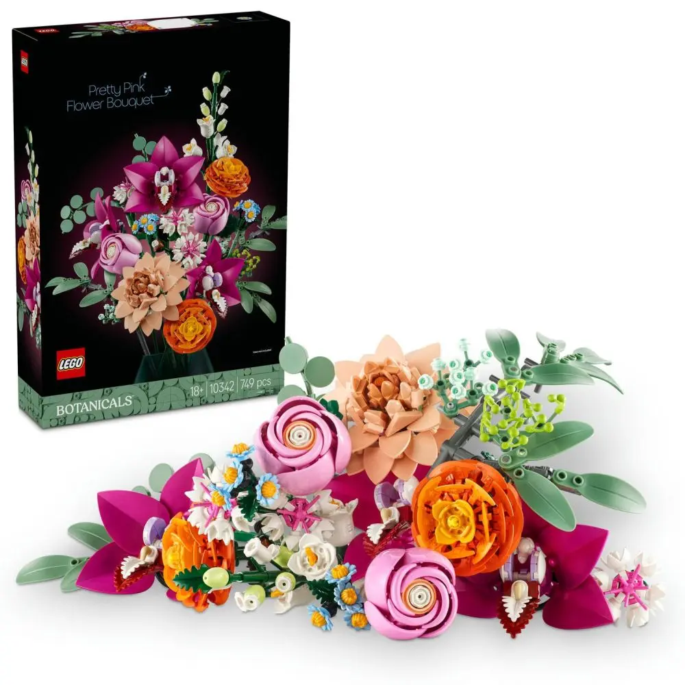LEGO® Botanicals 10342 Krásna kytica rúžových kvetov - hra z kategorie Ostatné