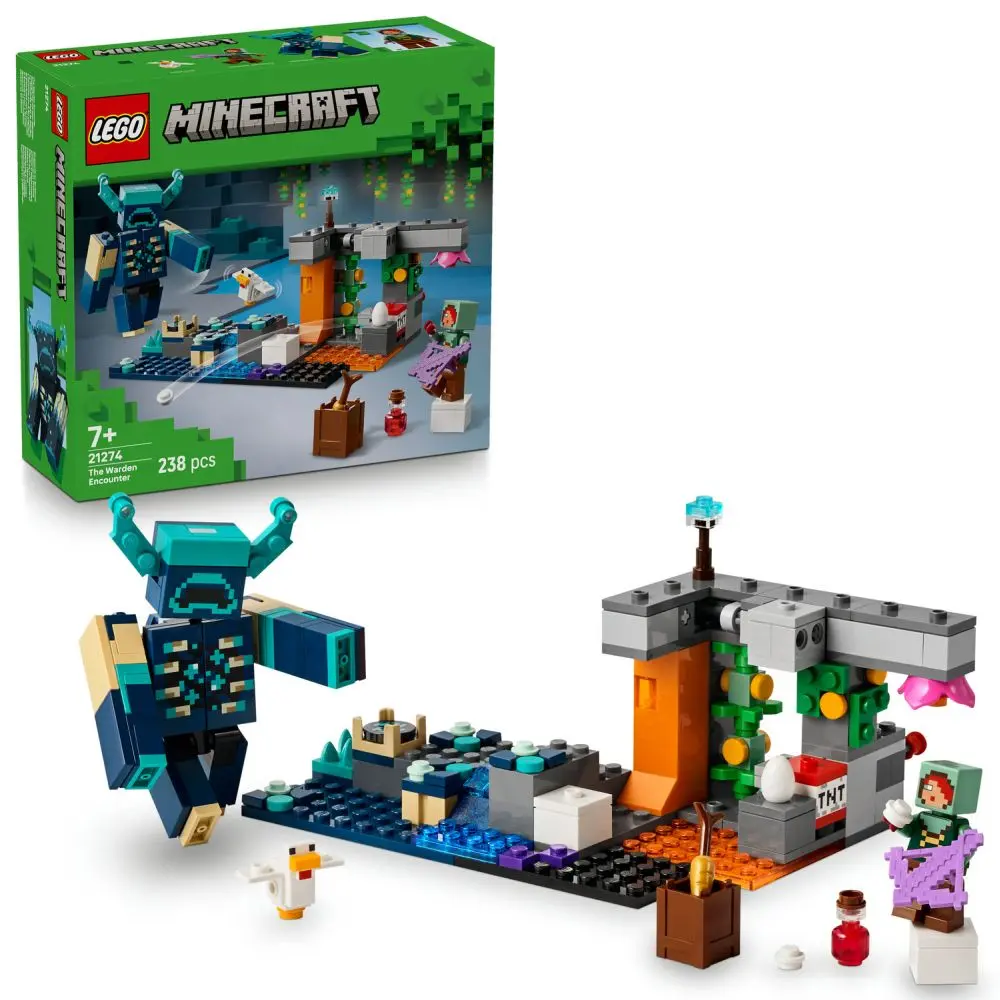 LEGO® Minecraft™ 21274 Stretnutie so Strážcom - hra z kategorie Ostatné