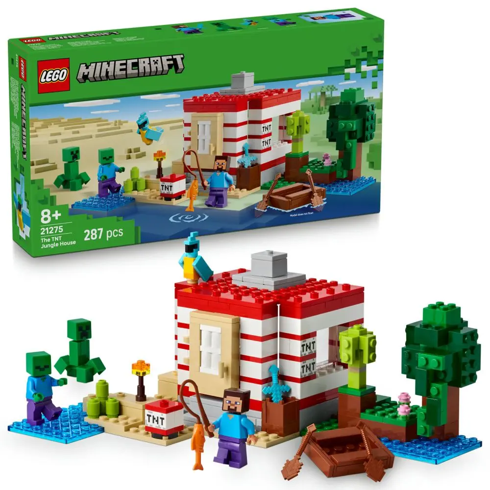 LEGO® Minecraft™ 21275 TNT dům v džungli