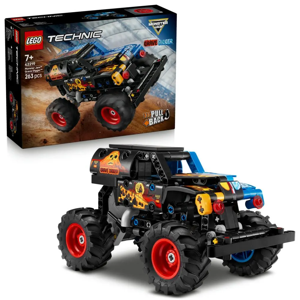 LEGO® Technic 42219 Monster Jam™ Grave Digger™ Oheň a led - LEGO® Technic