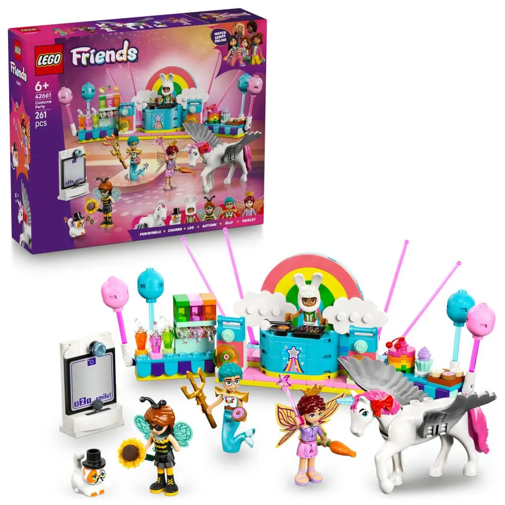 Lego® friends 42661 kostýmová párty s jednorožcem a vílou