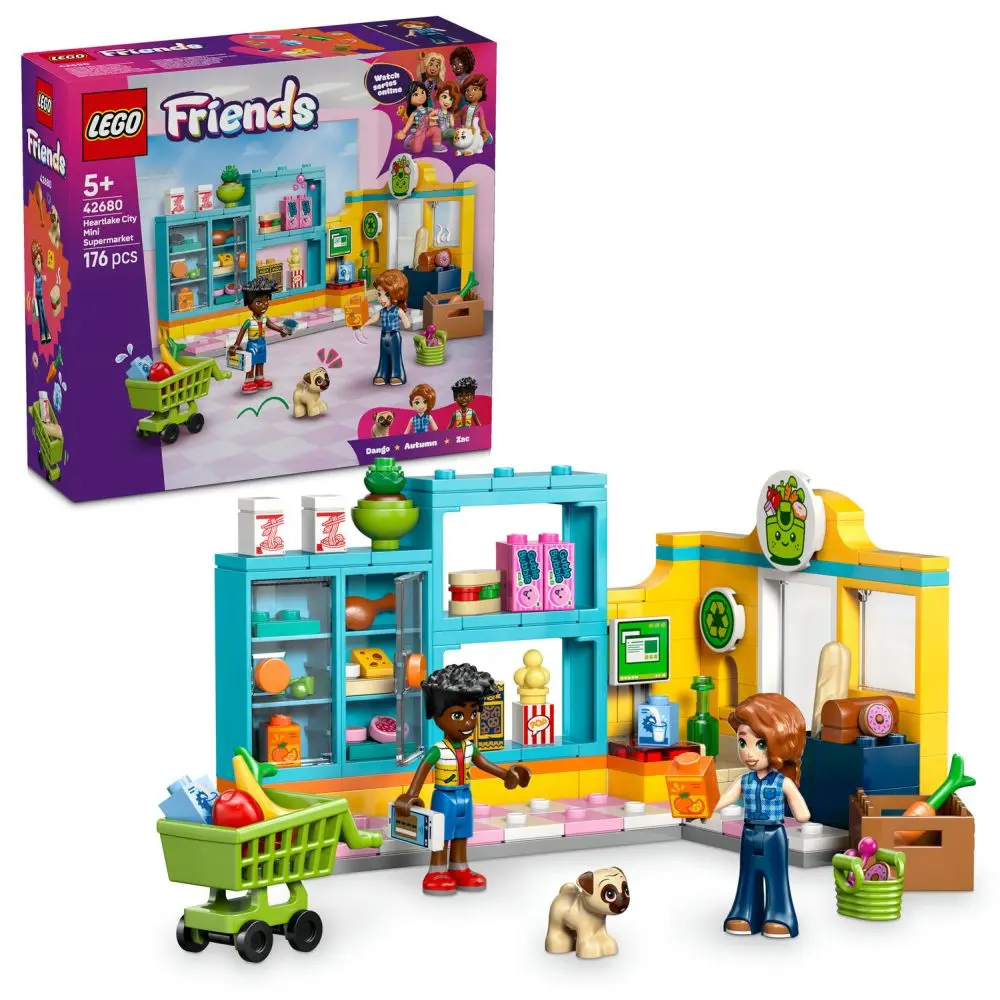Lego® friends 42680 samoobsluha v městečku heartlake