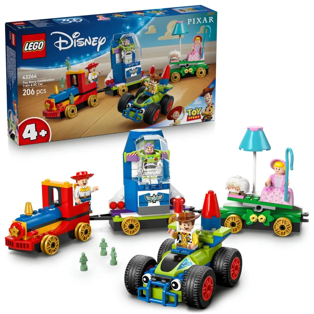 Lego® toy story 43264 slavnostní vláček a autíčko z příběhu hraček
