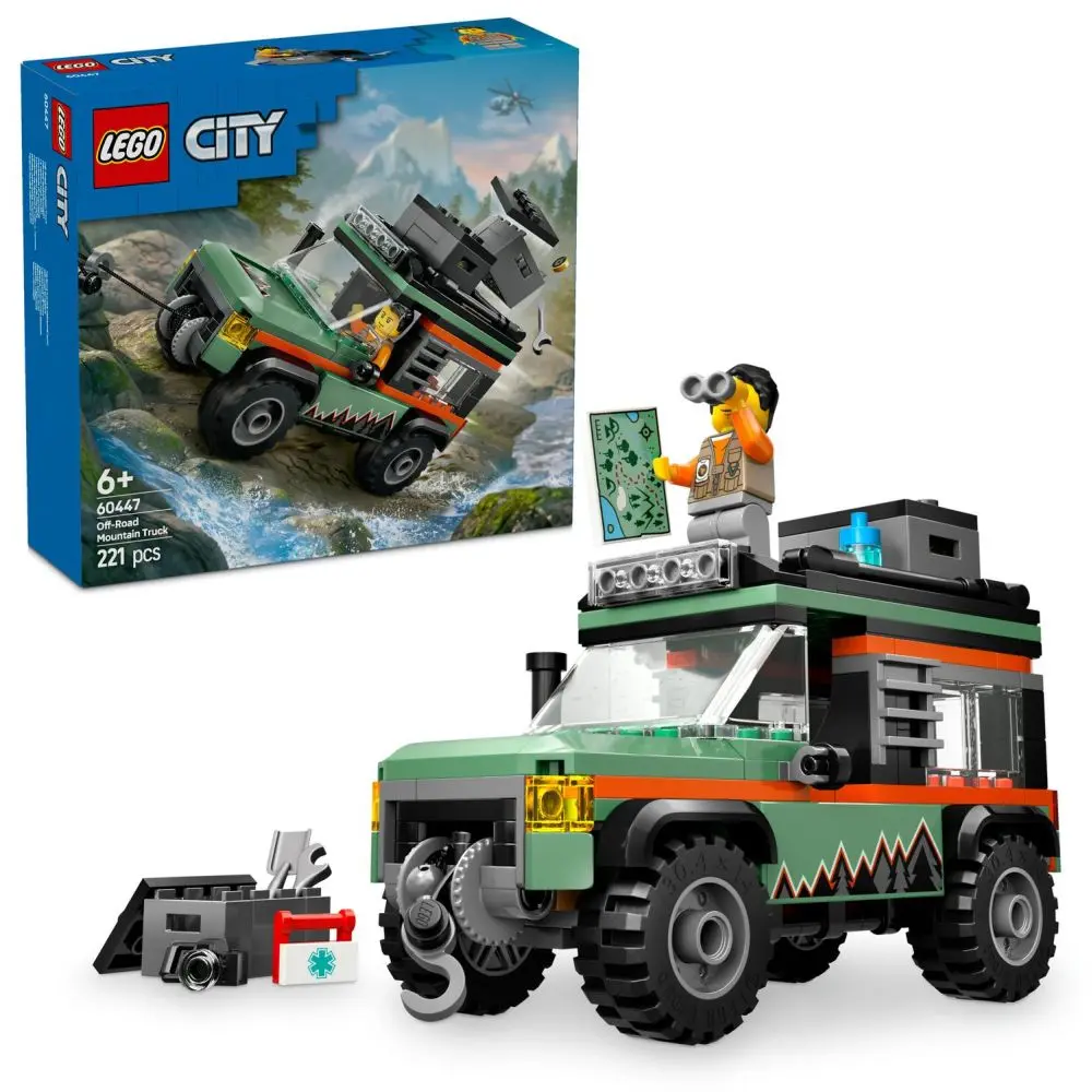 Lego® city 60447 terénní horské nákladní auto 4x4