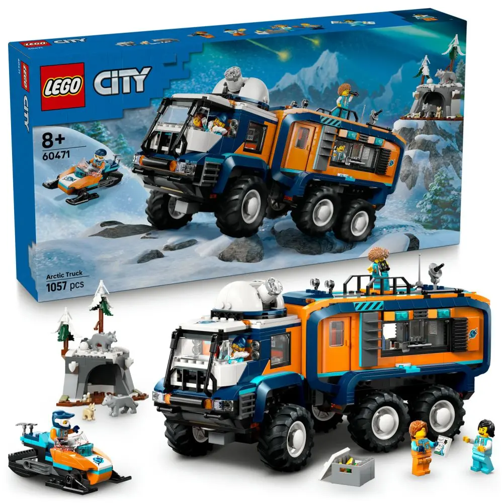 Lego® city 60471 nákladní auto s laboratoří pro průzkumníky arktidy