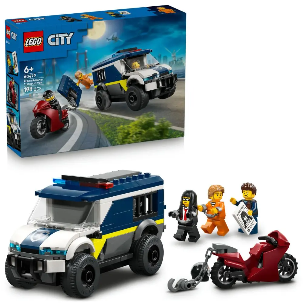 LEGO® CITY 60479 Policejní dodávka pro převoz vězňů