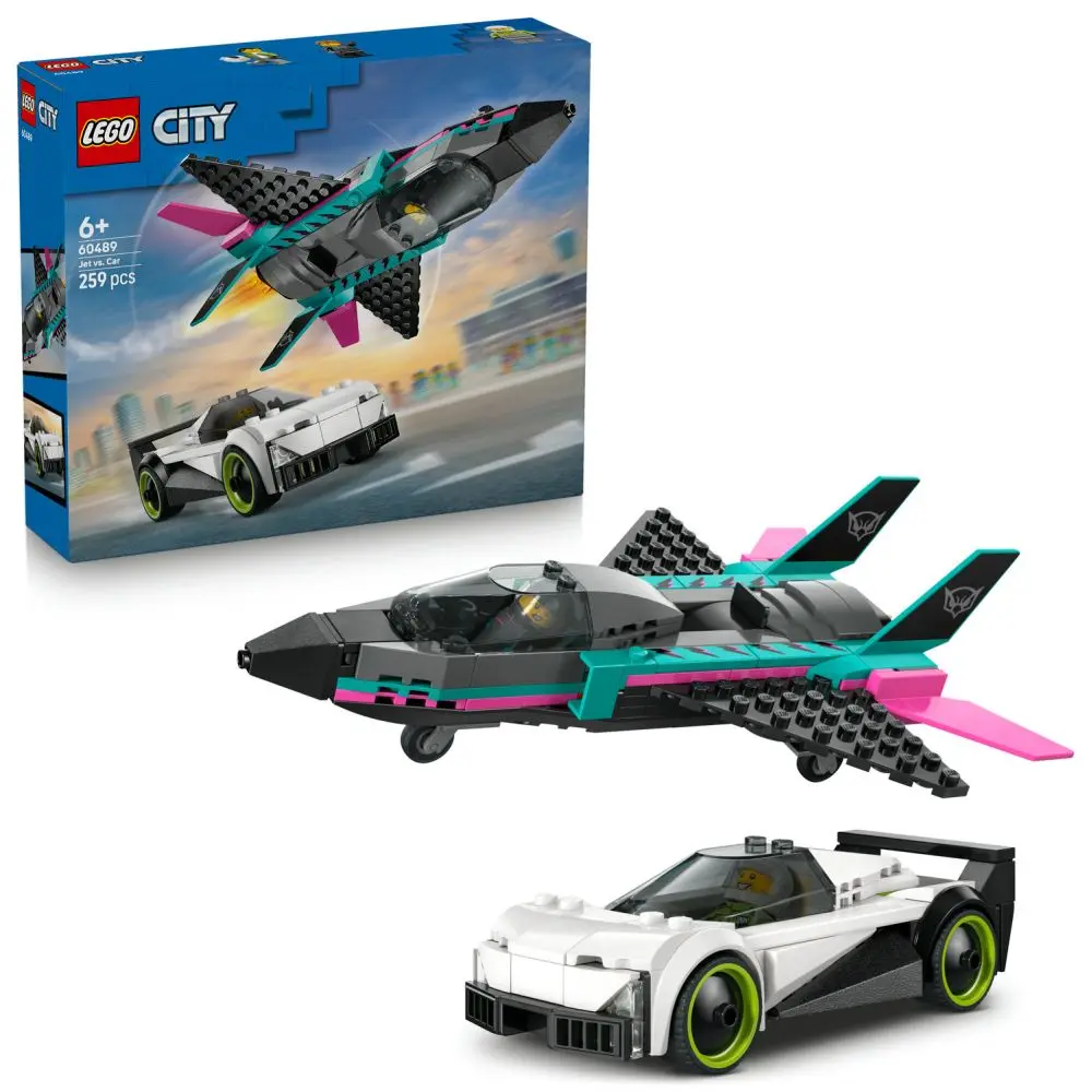LEGO® CITY 60489 Tryskáč vs. Auto