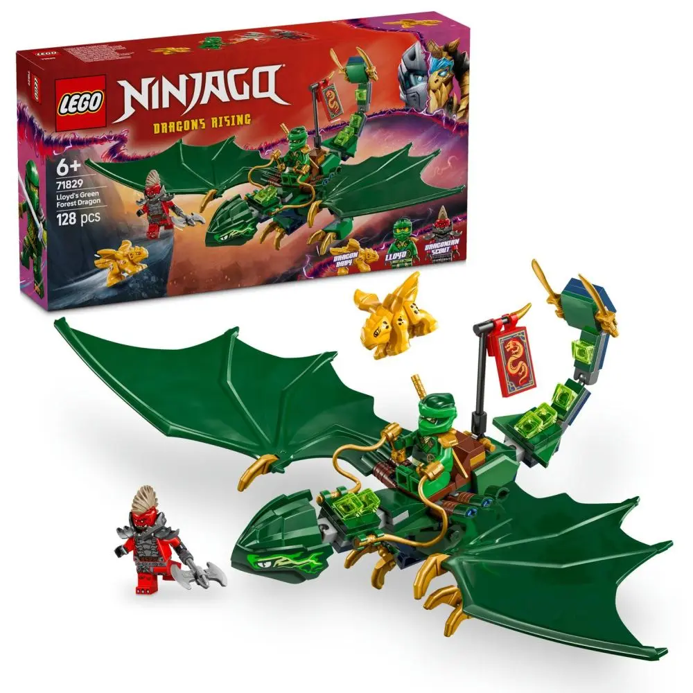 Lego® ninjago® 71829 lloydův zelený lesní drak