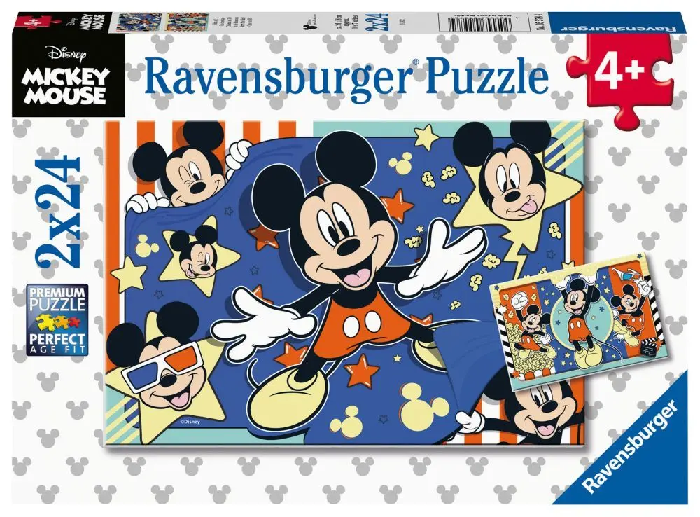 Ravensburger 05578 disney: mickey mouse 2x24 dílků