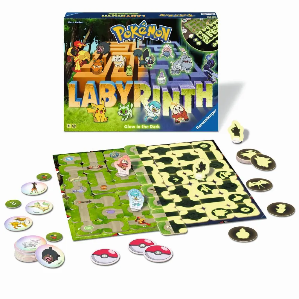 Labyrinth POKÉMON - Nočná verzia - hra z kategorie Ostatné