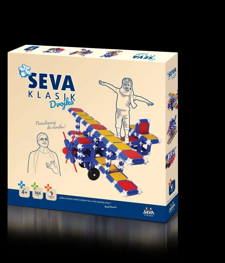 Seva 2 - Stavebnice KLASIK - 376 dílků