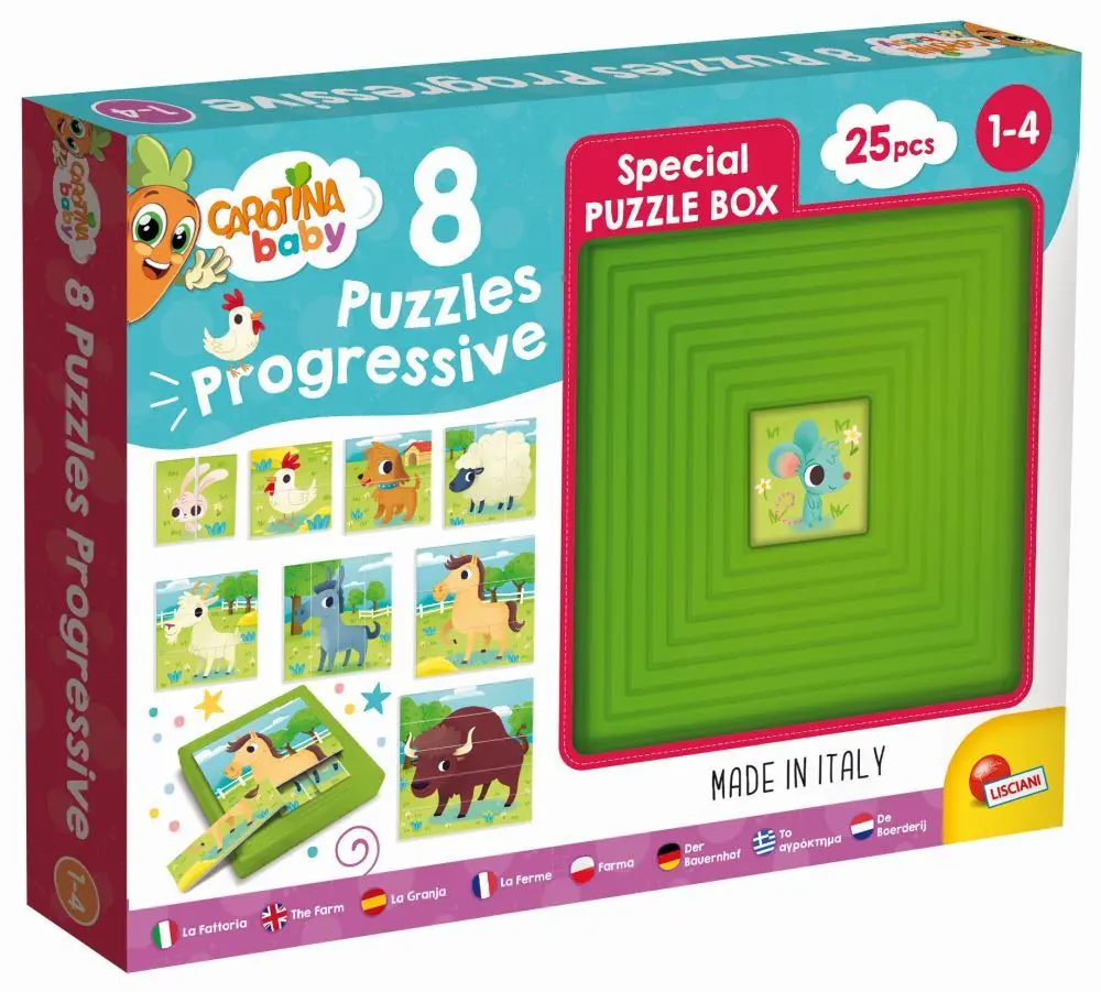 Liscianigioch Carotina Baby 9 Puzzle - Farma