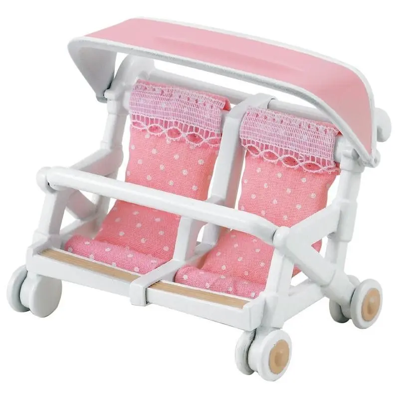Sylvanian family Kočárek pro dvojčata